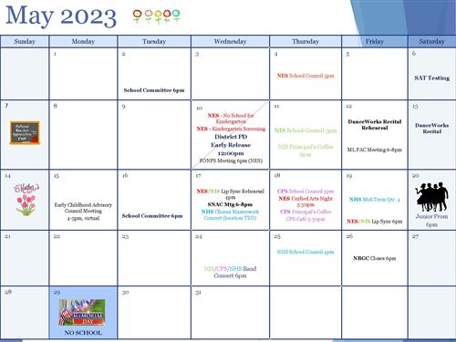 May & June 2023 Calendar